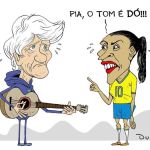 Charge do Duke: a eliminação da Seleção Brasileira