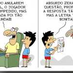 Charge do Duke: os gols anulados no futebol brasileiro