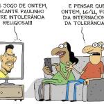 Charge do Duke: Paulinho, do Atlético, é alvo de intolerância religiosa