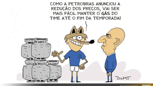 Charge do Duke ilustra boa fase do Cruzeiro na temporada 2023