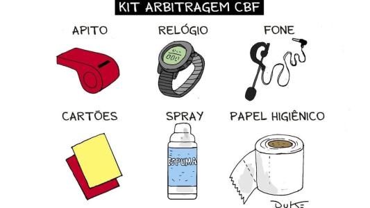 Charge do Duke: kit de arbitragem da CBF