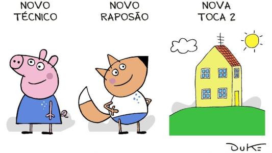 Charge do Duke mostra as novidades no Cruzeiro