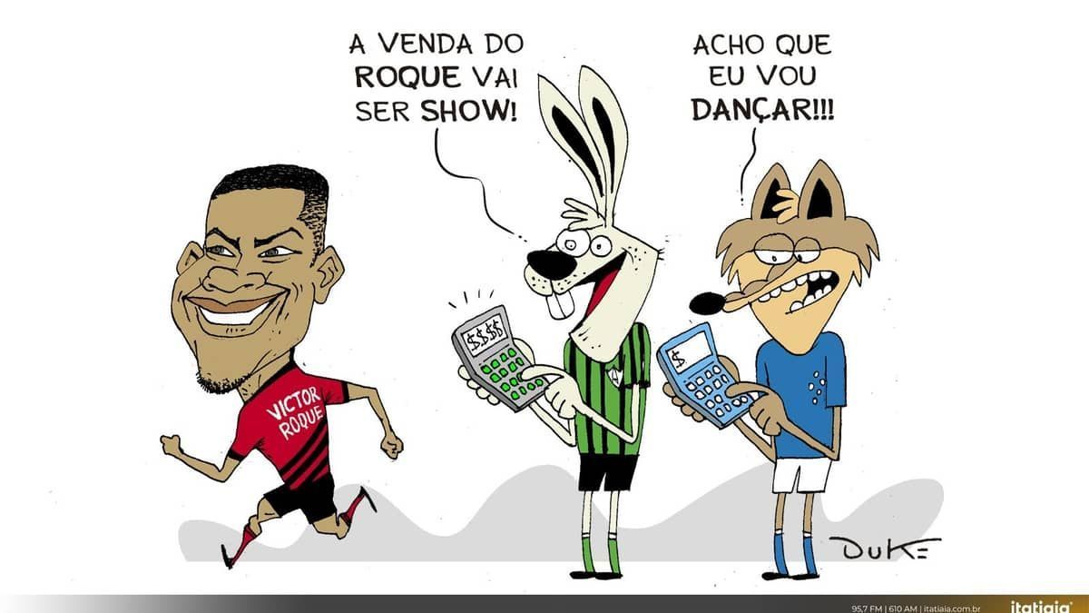 Charge do Duke: América e Cruzeiro 'de olho' na venda de Vitor Roque