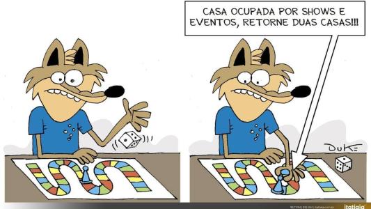Charge do Duke: o conflito entre Cruzeiro e Mineirão