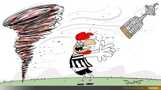 Charge do Duke sobre a derrota do Galo para o Furacão