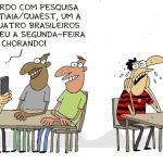 Pesquisa sobre as maiores torcidas do Brasil; veja a charge do Duke