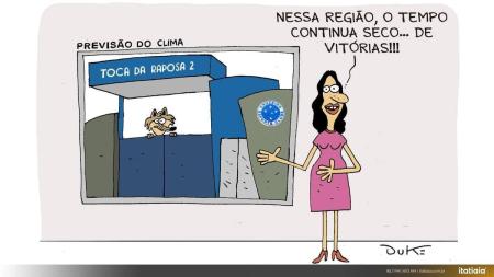 Charge do Duke sobre a situação do Cruzeiro na temporada