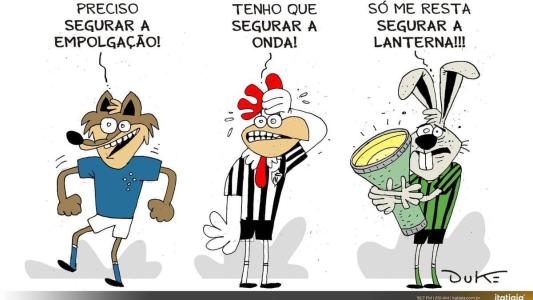 Charge do Duke sobre o desempenho dos clubes mineiros na quarta rodada do Brasileirão