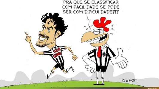 Charge do Duke sobre a classificação do Atlético na Libertadores