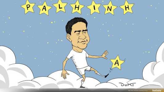 Charge do Dule sobre o ex-jogador Palhinha