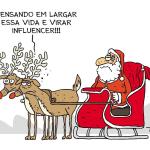 Charge do Duke: as renas do Papai Noel e o trabalho de influenciador digital