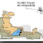 Charge do Duke: o feriado prolongado e o mosquito da Dengue em MG