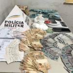Polícia Militar prende chefe de tráfico e apreende grande quantia em dinheiro e drogas em Itabirito