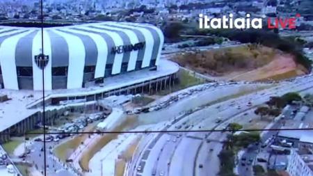 Chegada ao novo estádio do Galo