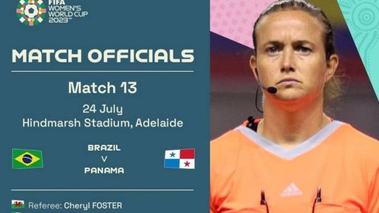 Cheryl Foster será a árbitra da partida entre Brasil e Panamá, pela Copa Feminina