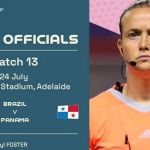 Árbitra da estreia do Brasil na Copa Feminina foi atacante do Liverpool