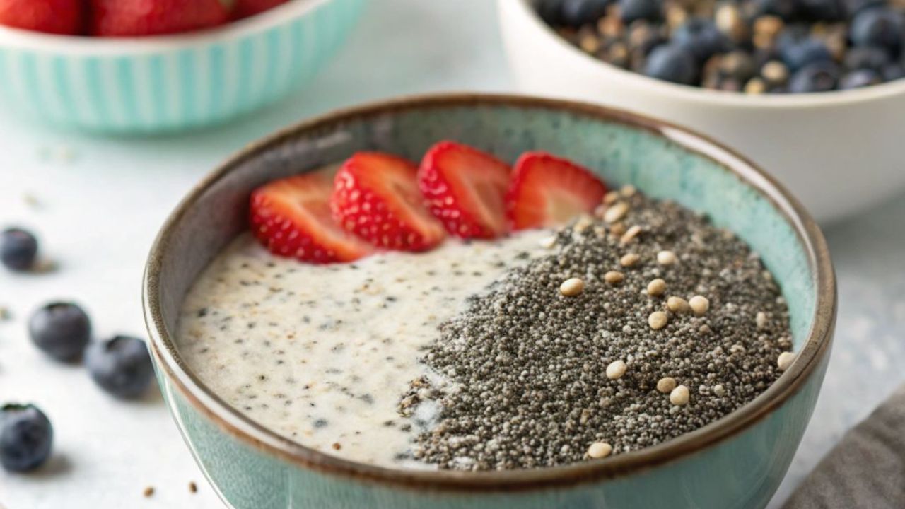 Chia para ganhar massa: proteína vegetal, combinações com café da manhã