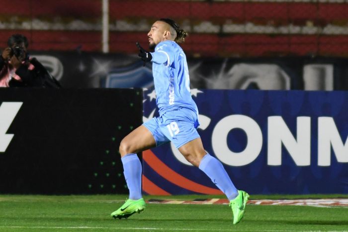 Chico da Costa marcou o primeiro gol a vitória do Bolívar sobre o Flamengo, pela Libertadores