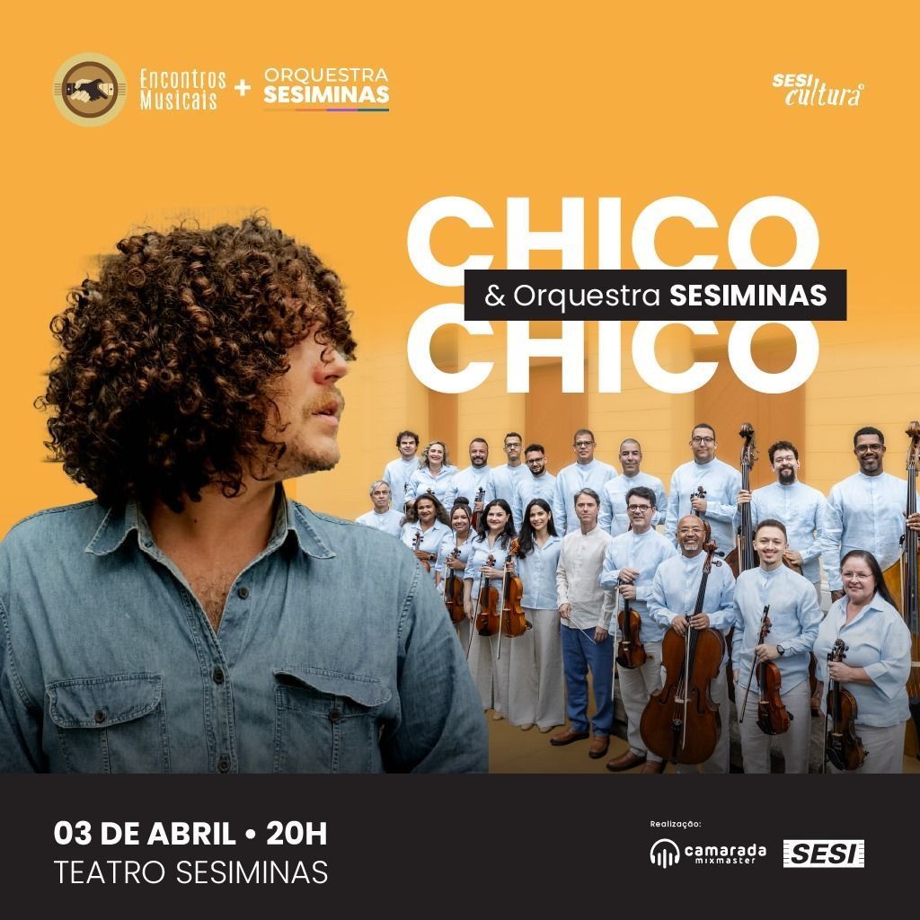 Nova temporada musical do SESIMINAS estreia dia 3 de abril com orquestra e convidado