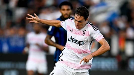 Chiesa, da Juventus, durante partida pelo Campeonato Italiano
