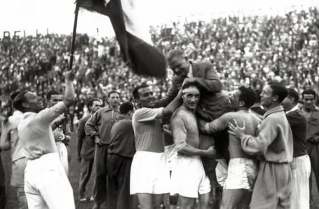 Itália comemora título da Copa do Mundo de 1934