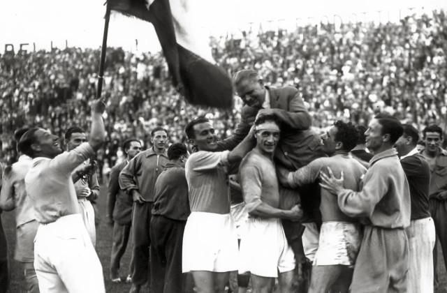 Itália comemora título da Copa do Mundo de 1934