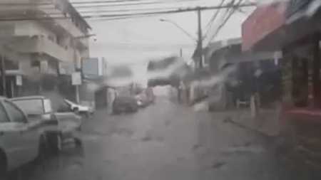Chove forte na Pampulha