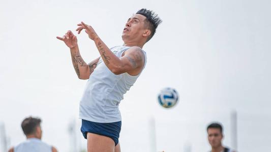 Christian Cueva, meia do Alianza Lima, durante treino neste fim de semana