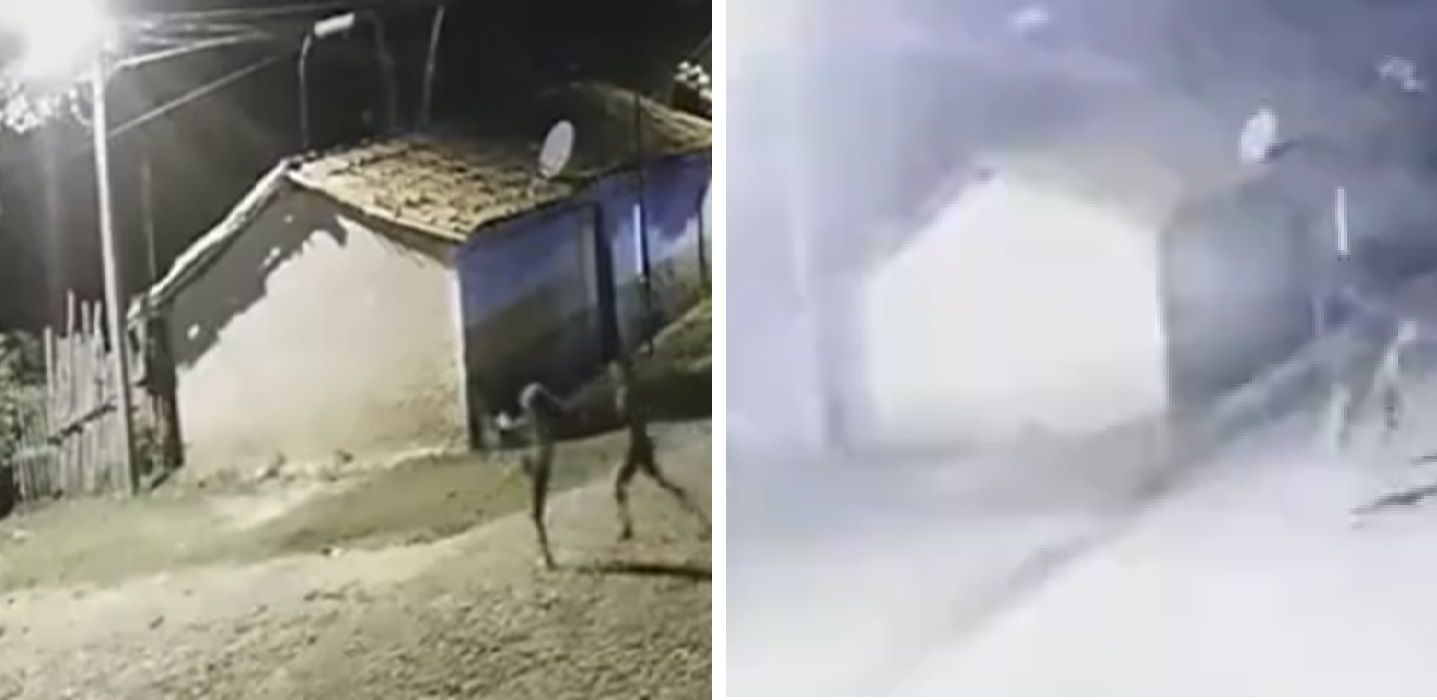 Vídeo: crianças chutam bola de futebol na fiação elétrica e deixam rua às escuras