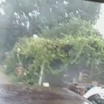 Temporal e granizo assustam moradores de Ibirité nesta sexta (17)