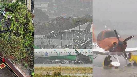 Chuva causa estragos em BH