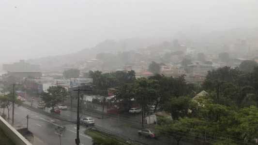 Chuva em BH na região Oeste nesta terça-feira (3)