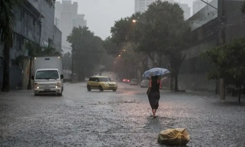 Inmet deixa 213 cidades mineiras sob alerta de chuva intensa