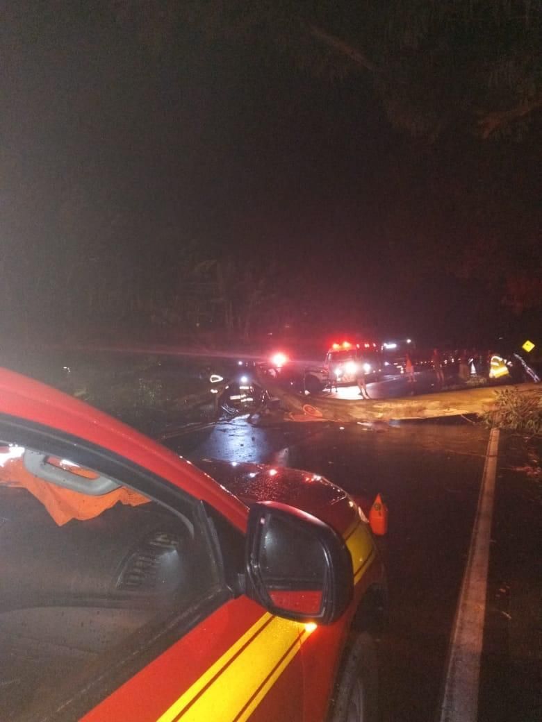 Chuva provoca fechamento de rodovia da região