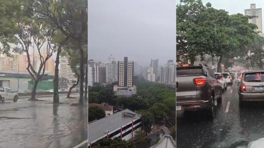 Chuva forte alaga ruas e coloca seis regionais de BH em risco geológico; veja quais