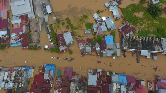 Chuva forte atinge há vários dias a província de Bengkulu