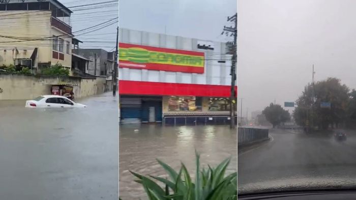 Chuva forte coloca Rio de Janeiro em Estágio 2 de alerta e causa alagamentos; veja vídeos Chuva forte coloca Rio de Janeiro em Estágio 2 de alerta e causa alagamentos; veja vídeos
