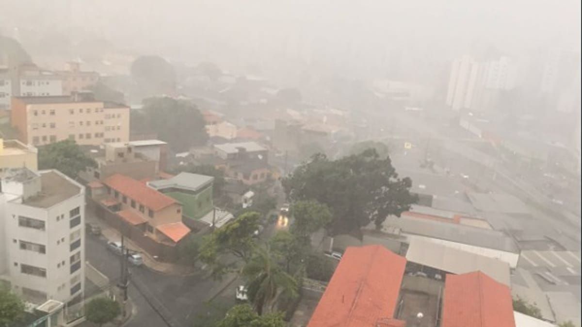 Veja lista de cidades de MG que podem ter chuva de 60 mm e ventos de 100 km/h