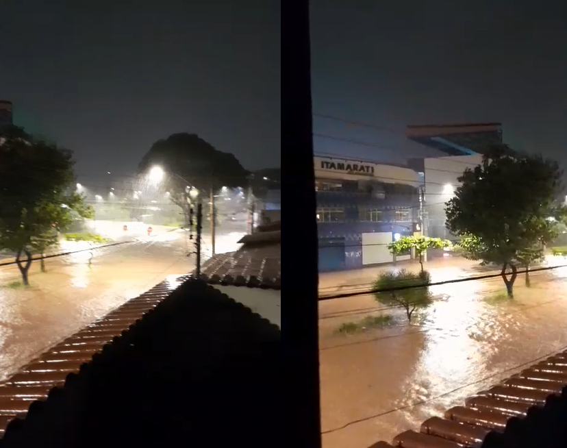 Chuva extremamente forte provoca diversos pontos de alagamento em BH e região
