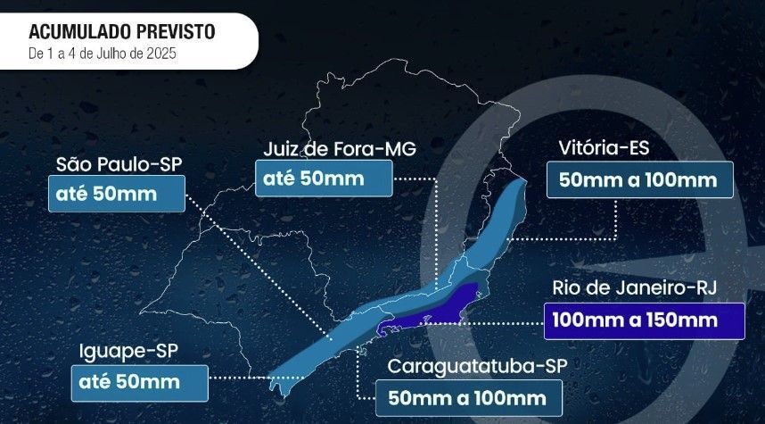 Frio no Sudeste já tem data para diminuir, mas há alerta de chuva acima do normal