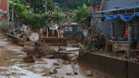 Chuvas devastaram litoral norte do estado de São Paulo