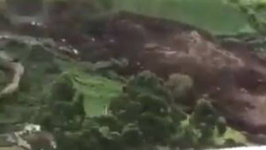 Chuvas intensas registradas desde de janeiro provocaram o deslizamento