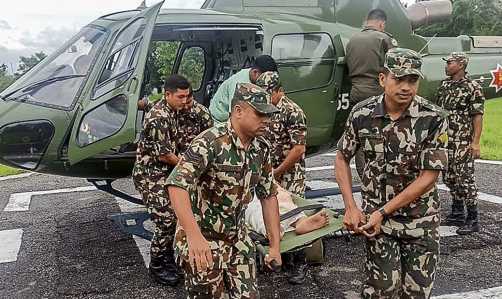 Fortes chuvas no Nepal e na Índia deixaram mais de 60 mortos na regiaõ