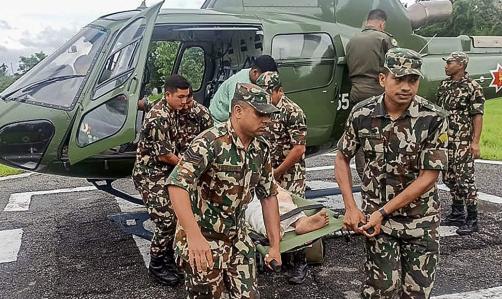 Fortes chuvas no Nepal e na Índia deixaram mais de 60 mortos na regiaõ