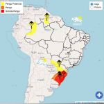 Ciclone deixa RS e SC em alerta do Inmet de “grande perigo“