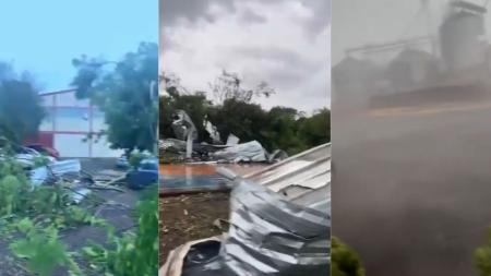 Ciclone extratropical provoca destruição e deixa milhares sem energia em Santa Catarina