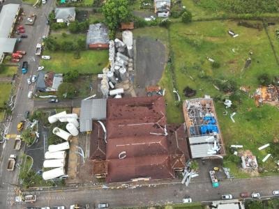 Ciclone extratropical provoca tornado e destruição em Flores da Cunha, no RS; veja fotos