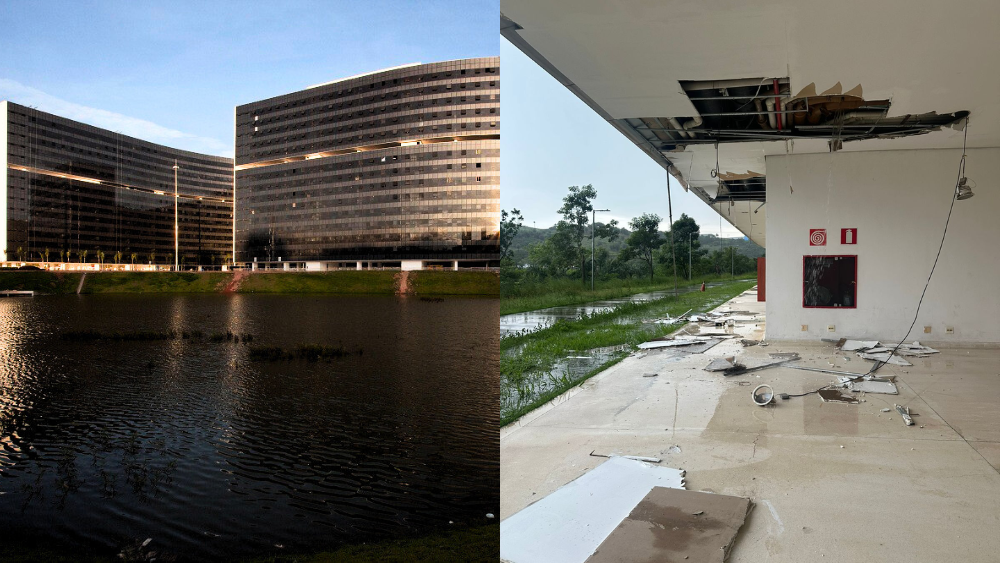 Queda de teto, alagamentos, morte de servidor: problemas marcam os 15 anos da Cidade Administrativa
