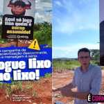 Cidade de MG usa humor para acabar com lixão irregular: 'Só joga quem é corno assumido'