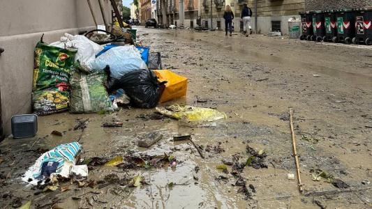 Cidade italiana sofre com chuvas fortes e enchentes